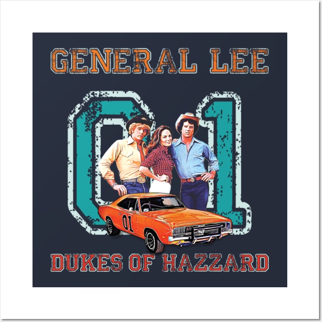 General Lee - The Dukes of Hazzard Wall Art by armando1965